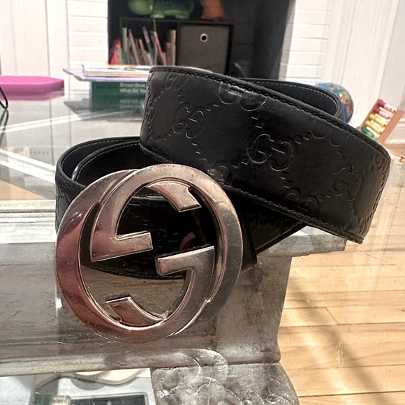 Gucci Signature Leather Belt - Picture 3 of 5